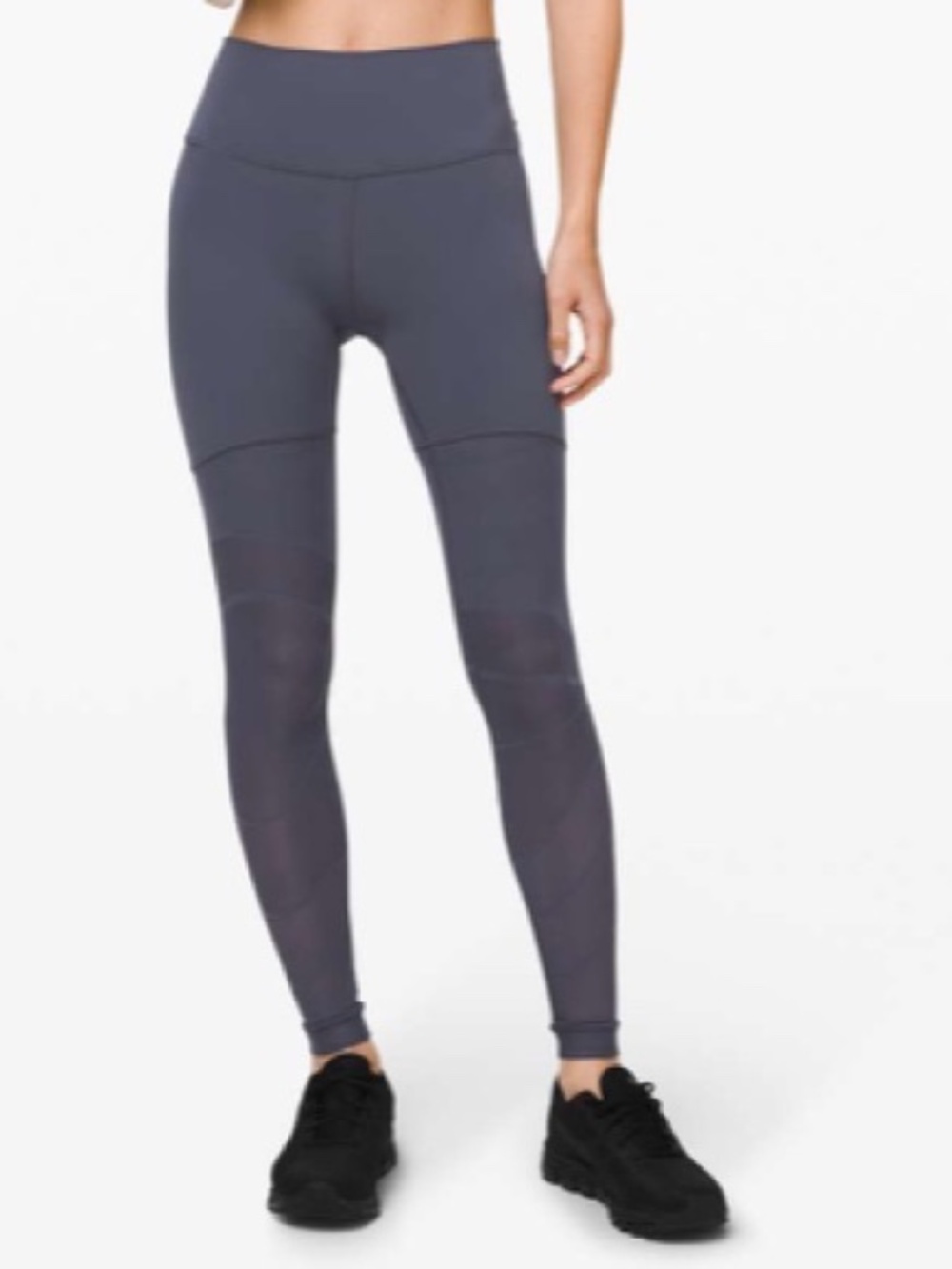 Lululemon Athletica Sheer Will High-Rise Tights 28”  Pulse Stone Blue Size 8